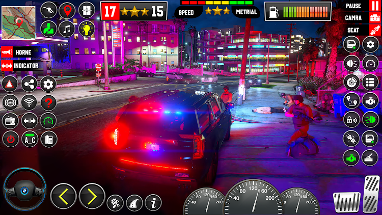 #4. Police Car Game Police Parking (Android) By: Games Coder