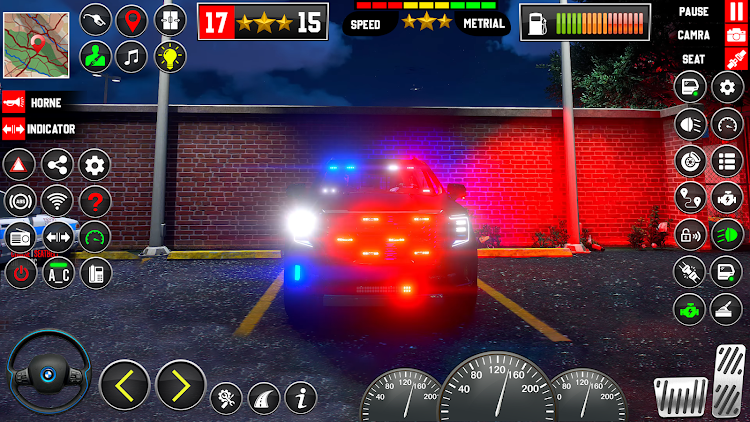 #7. Police Car Game Police Parking (Android) By: Games Coder