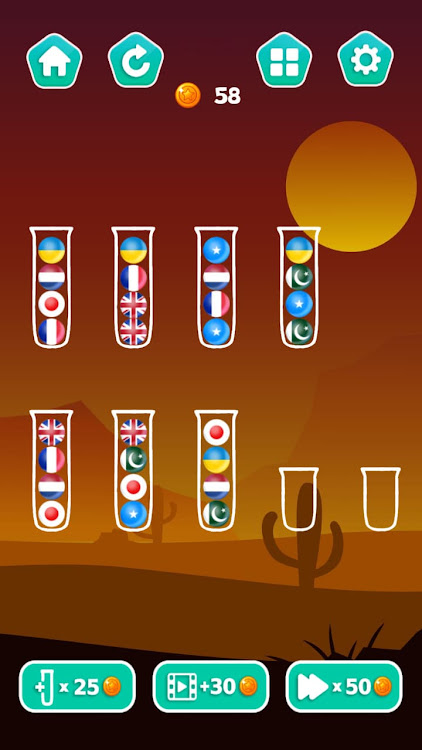 #3. Sort Balls 2 (Android) By: Shift Play