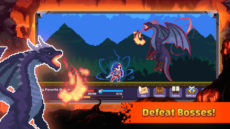 #8. Dragon Hunter: Idle RPG Battle (Android) By: Games of Idle