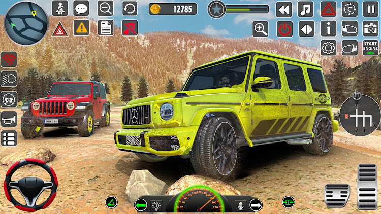 #2. Offroad Jeep 4x4 Jeep Game (Android) By: Euro Games Hub