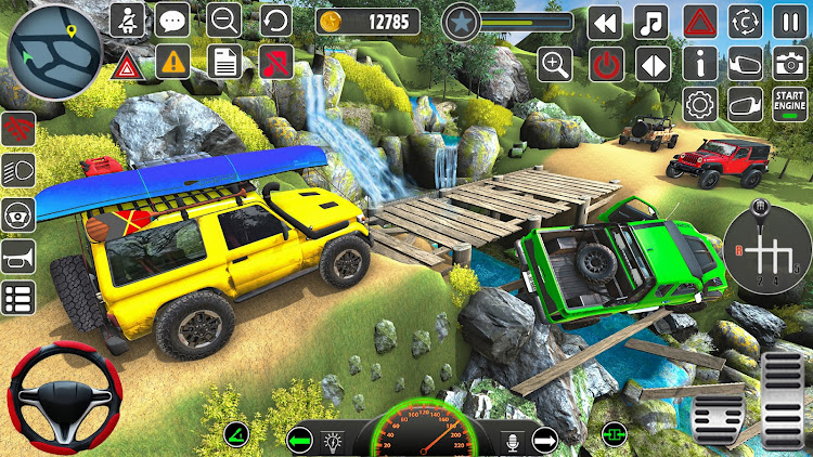 #4. Offroad Jeep 4x4 Jeep Game (Android) By: Euro Games Hub