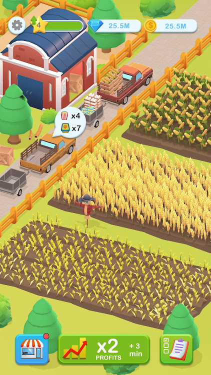 #5. Little Farming Harvest Tycoon (Android) By: Game Metrix