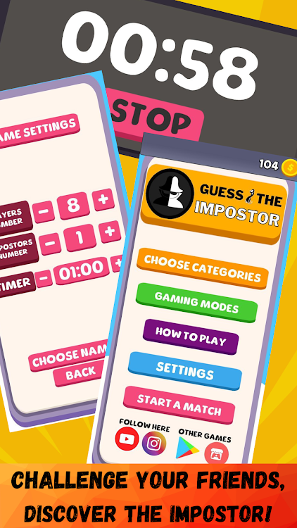 #9. Guess the Impostor -Party Game (Android) By: ElOctopusGameStudios