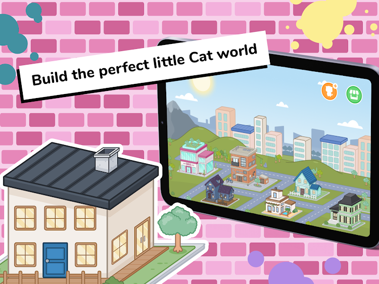 #8. Cat Life World: Build a story (Android) By: Abersoft Technologies