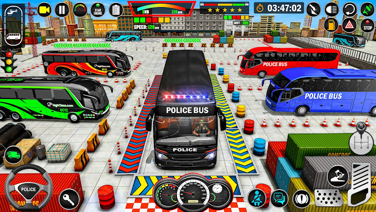 #10. Police Bus Simulator: Bus Game (Android) By: Play Action