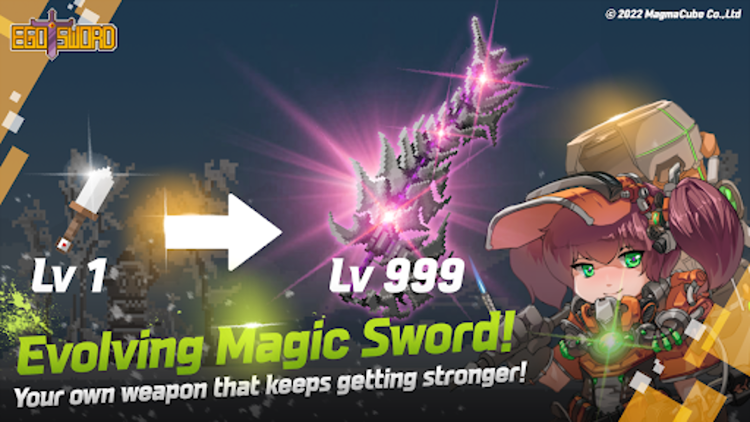 #2. Ego Sword : Idle Hero Training (Android) By: MagmaCube