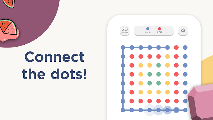 #3. Two Dots: Fun Dot & Line Games (Android) By: PlayDots