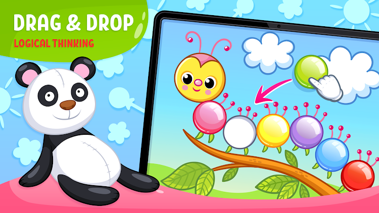 #6. Games For Kids Toddlers 3-4 (Android) By: Hippo Kids Games