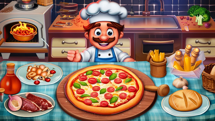 #3. Pizza Maker Cooking Girls Game (Android) By: HyperOn Studios