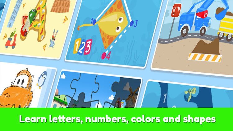 #3. Car City World: Montessori Fun (Android) By: amuse