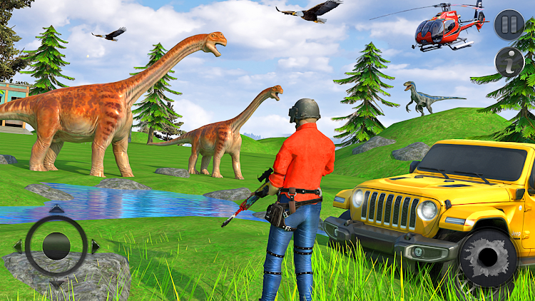 #7. Wild Dino Hunter 3D Gun Games (Android) By: microclip