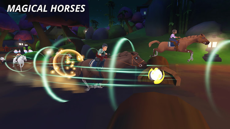 #4. Wildshade: Fantasy Horse Races (Android) By: Trophy Games - Animal Games