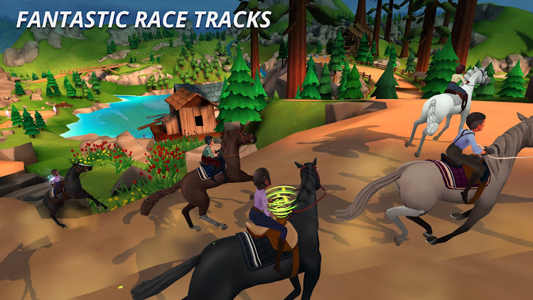 #8. Wildshade: Fantasy Horse Races (Android) By: Trophy Games - Animal Games