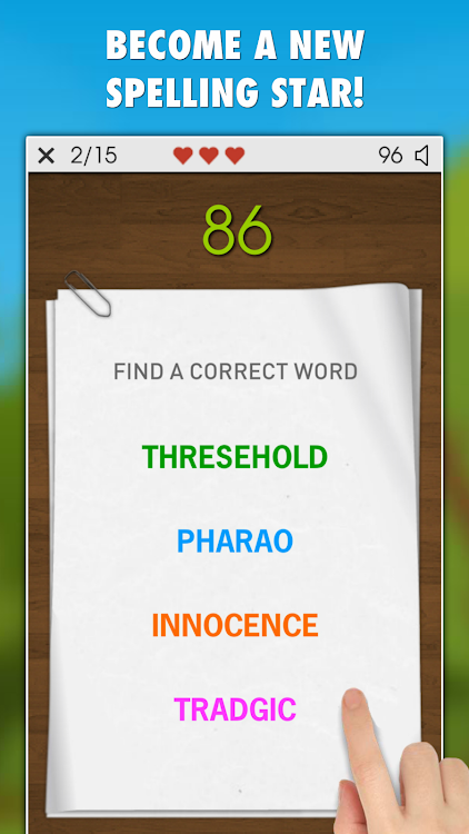 #2. Spelling Master PRO (Android) By: LittleBigPlay - Word, Educational & Puzzle Games