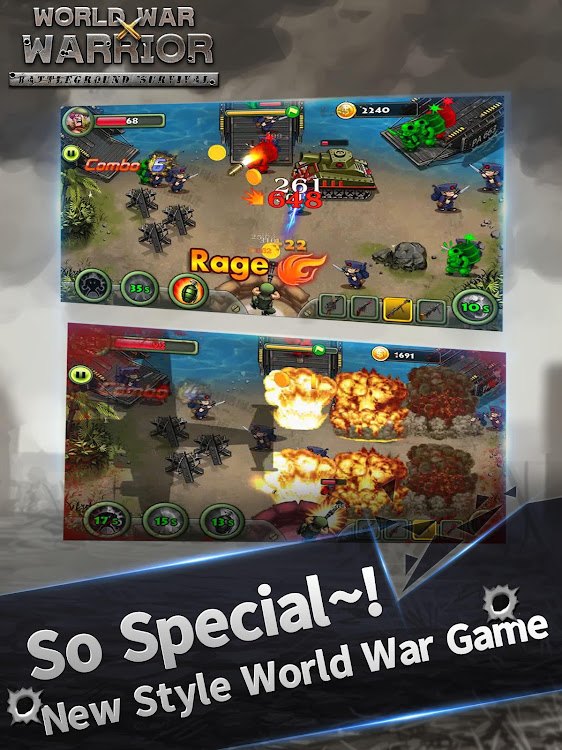 #5. World War Warrior - Survival (Android) By: LQ-GAME