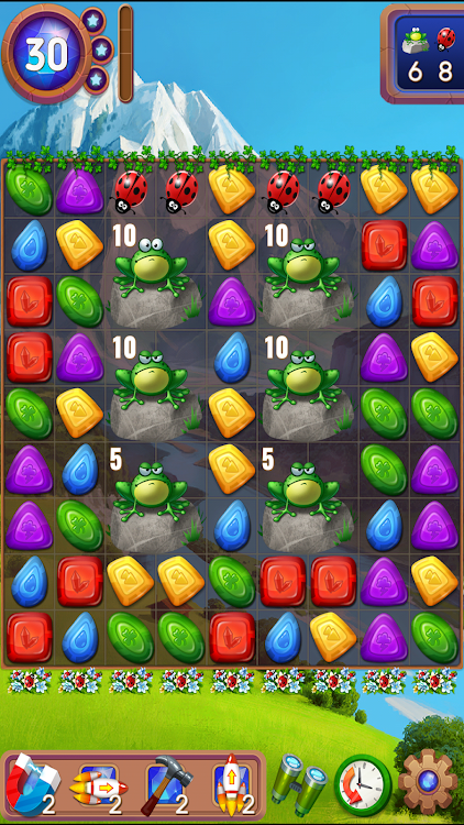 #4. Gems or jewels 2 (Android) By: Tala games ltd