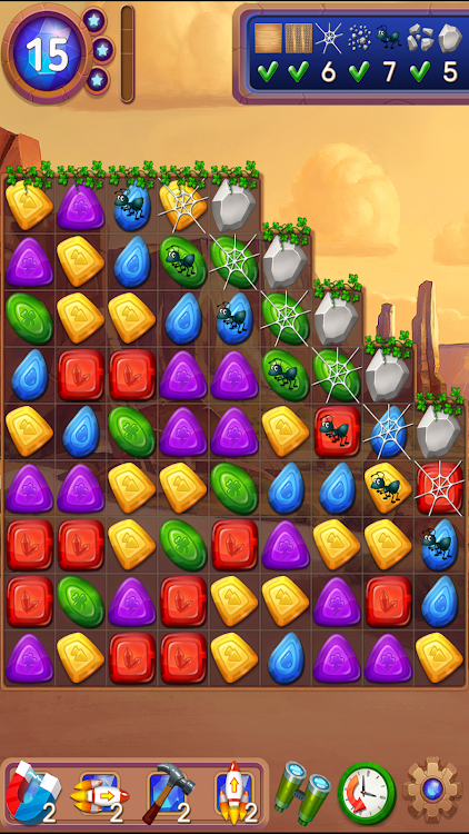 #5. Gems or jewels 2 (Android) By: Tala games ltd