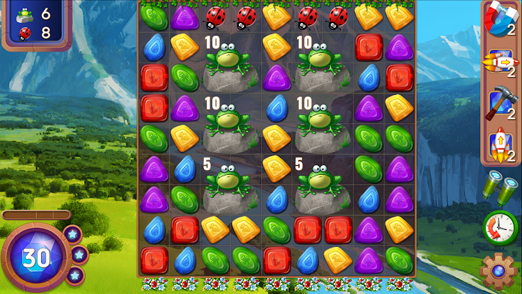 #6. Gems or jewels 2 (Android) By: Tala games ltd