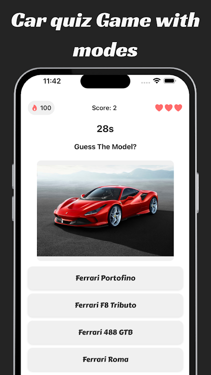 #2. Cars Trivia - Car Quiz Game (Android) By: Yellow Umbrella