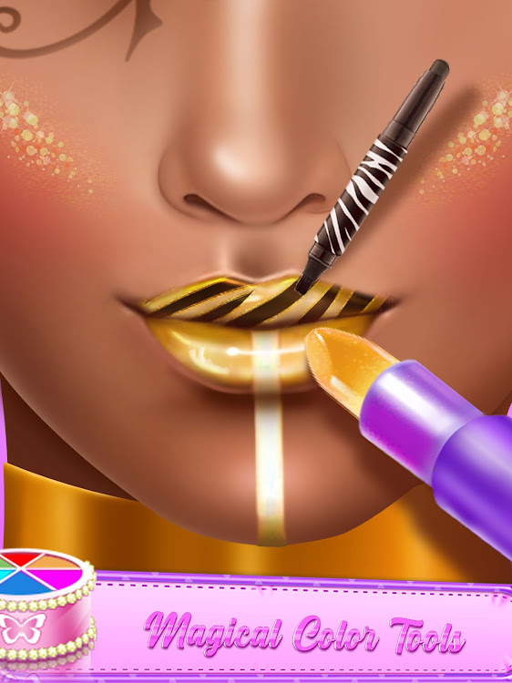 #8. Lip Art: Lipstick Makeup Game (Android) By: Hello-Game