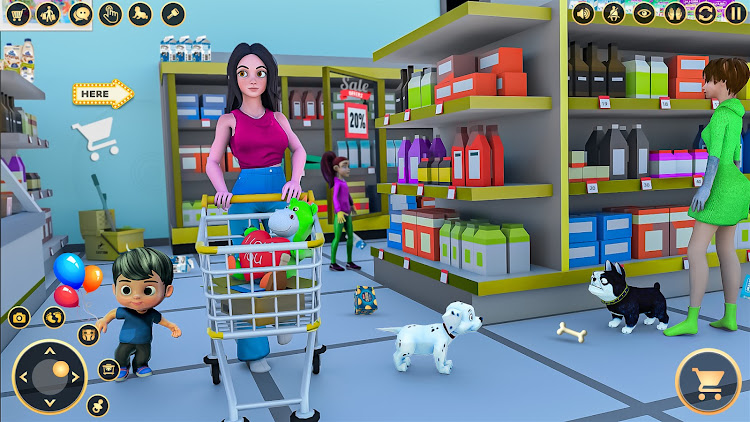 #3. Mom Simulator Family Games 3D (Android) By: Gaming Tag