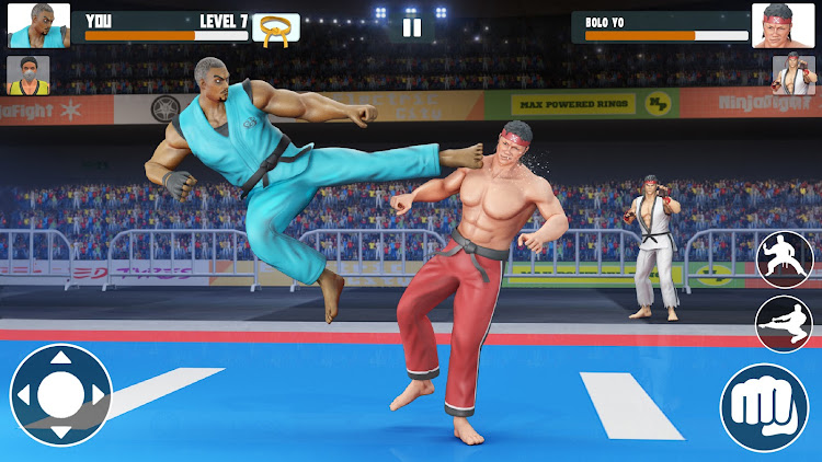 #3. Karate Fighter: Fighting Games (Android) By: Fighting Arena