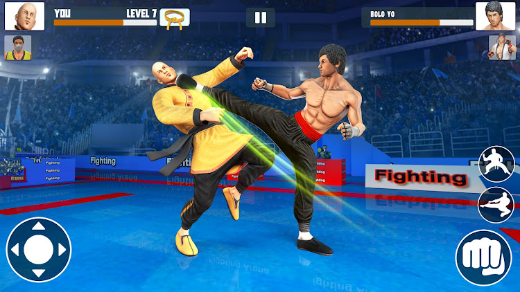 #5. Karate Fighter: Fighting Games (Android) By: Fighting Arena