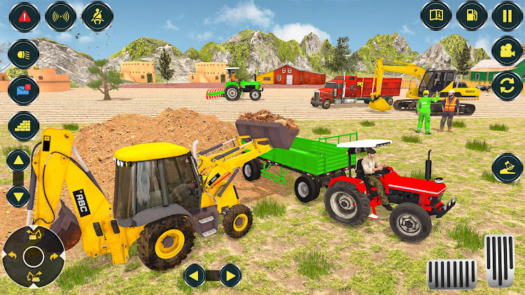 #8. Village Excavator JCB Games (Android) By: Freeze Games