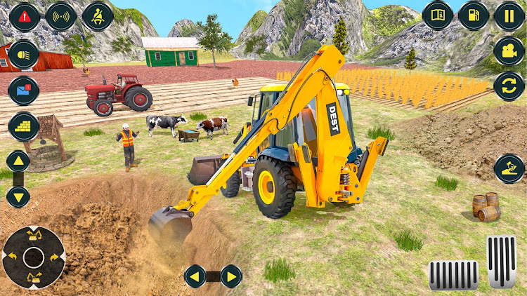 #9. Village Excavator JCB Games (Android) By: Freeze Games