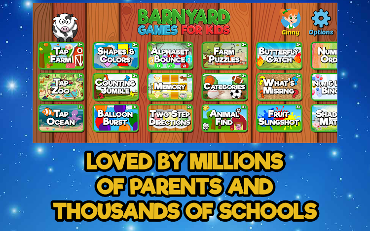 #4. Barnyard Games For Kids (Android) By: RosiMosi LLC