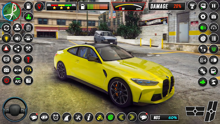 #5. Real Car Parking Hard Car Game (Android) By: HMR Gamerz Cloud