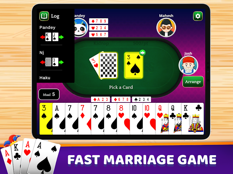 #9. Marriage Card Game (Android) By: Yarsa Games