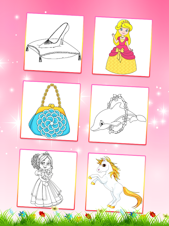 #5. Princess Coloring Book 2 (Android) By: KiDEO - Learning Games for Kids