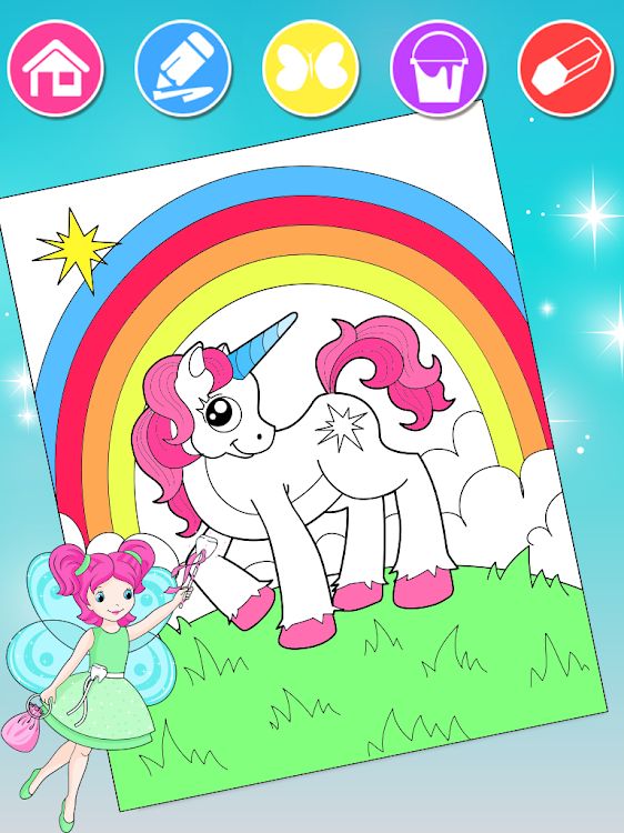 #7. Princess Coloring Book 2 (Android) By: KiDEO - Learning Games for Kids