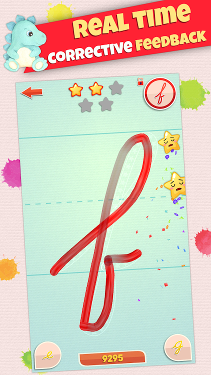 #3. LetraKid PRO: Cursive Writing (Android) By: ParKel Soft