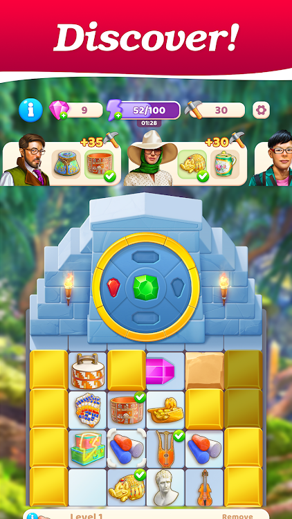 #7. Merge Treasure Hunt－Match game (Android) By: Lucky Spin Games