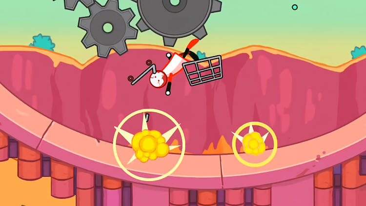 #3. Stickman Ragdoll Dismount Game (Android) By: erow.dev