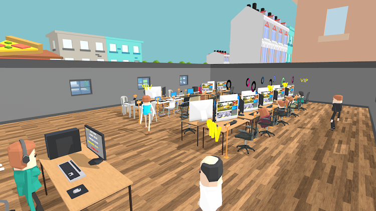 #8. Internet Cafe Low Poly (Android) By: Caki Games