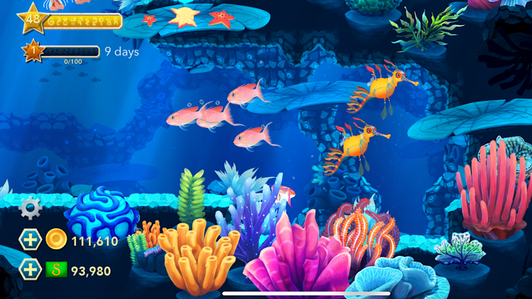 #7. Splash: Fish Sanctuary (Android) By: Runaway Play