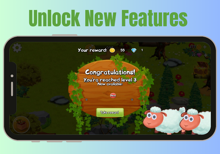 #4. Farm Quest: Legends (Android) By: H-R GAMES