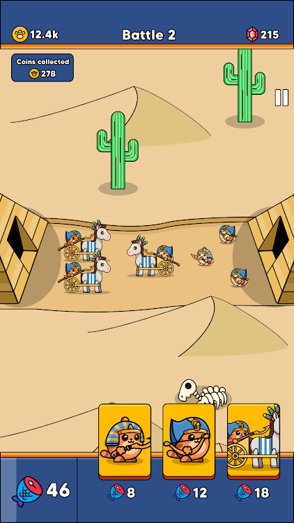 #3. Cats vs Dogs: Warriors World (Android) By: MAD PIXEL GAMES LTD