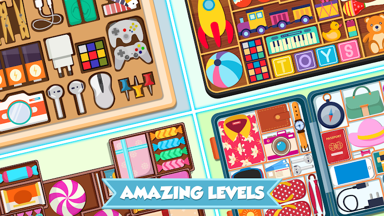 #2. Organize Items: Satisbrain (Android) By: Pixel Art Book Color By Number - Pop It 3D Games