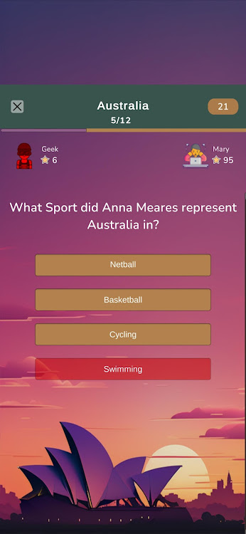 #4. Australia Test Quiz (Android) By: HellGeeks