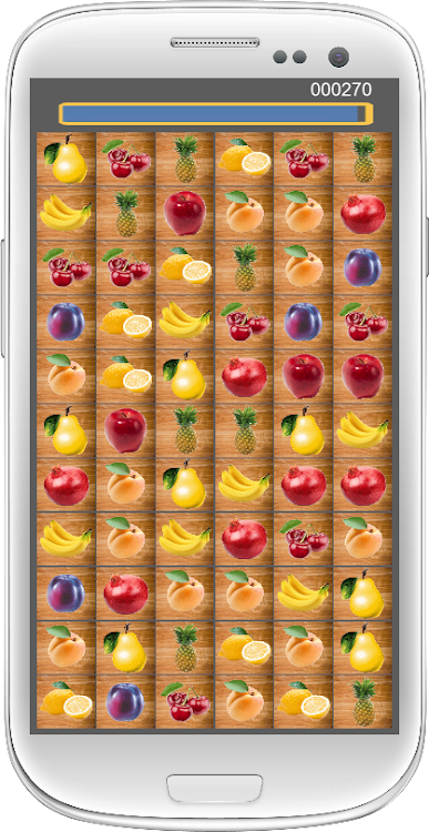 #3. Fruit Mix Match 3 (Android) By: tatogry