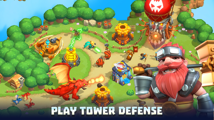 #10. Wild Sky: Tower Defense TD (Android) By: Funovus