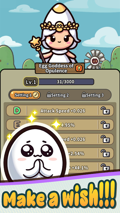 #3. Legend of Egg : Idle RPG (Android) By: SuperFlex