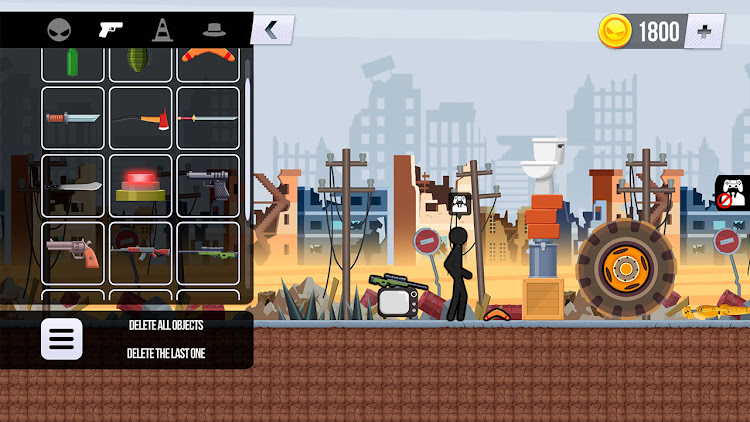 #2. Ragdoll Stikman Sandbox (Android) By: AA2G1 Studios