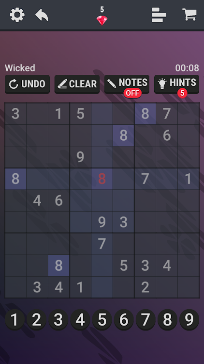 #3. Sudoku - Number Place Puzzle (Android) By: phuocly