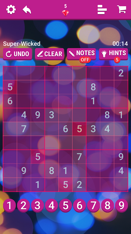 #4. Sudoku - Number Place Puzzle (Android) By: phuocly